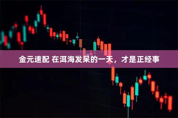 金元速配 在洱海发呆的一天，才是正经事